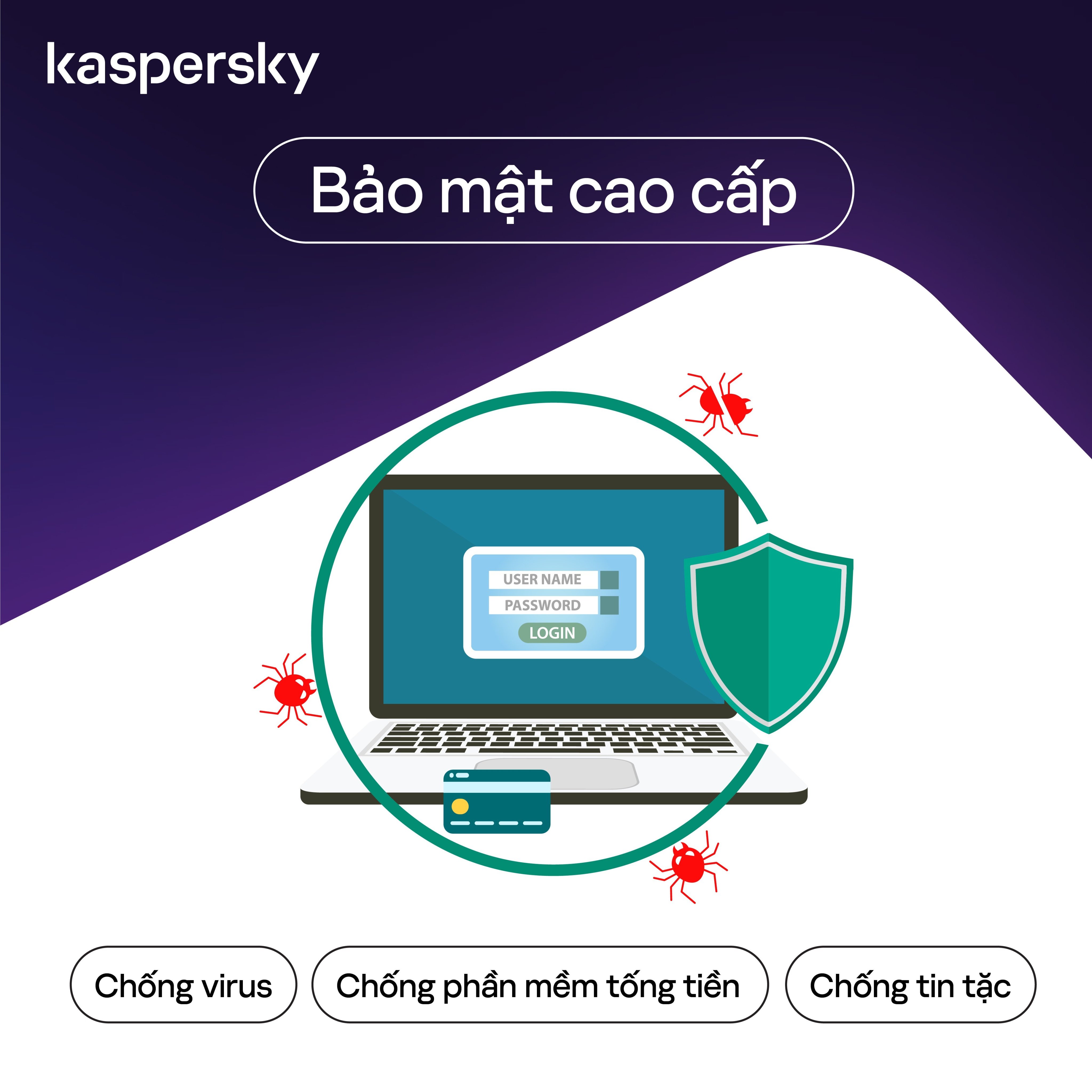 Phần mềm diệt virus Kaspersky Premium 1 Thiết bị/năm - Hàng chính hãng