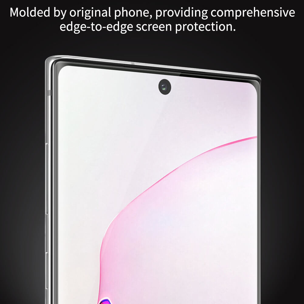 Miếng dán kính cường lực cho Samsung Galaxy Note 10 Plus full màn hình 3D hiệu Kuzoom Protective Glass - Hàng nhập khẩu