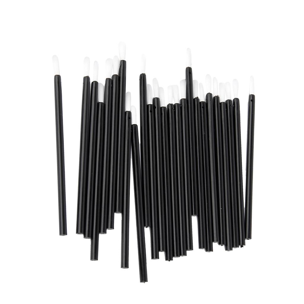 25 Disposable Make up Cosmetic Lipsti Brushes Nylon N