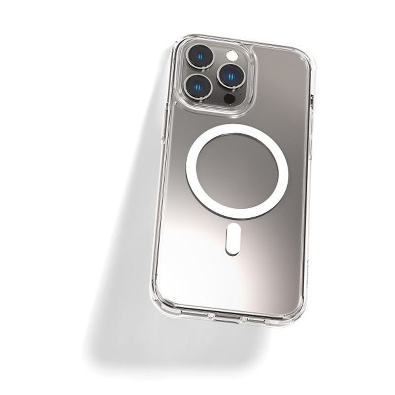 Ốp lưng SPIGEN dành cho iPhone 14 Pro Crystal Hybrid Magfit - Hàng chính hãng