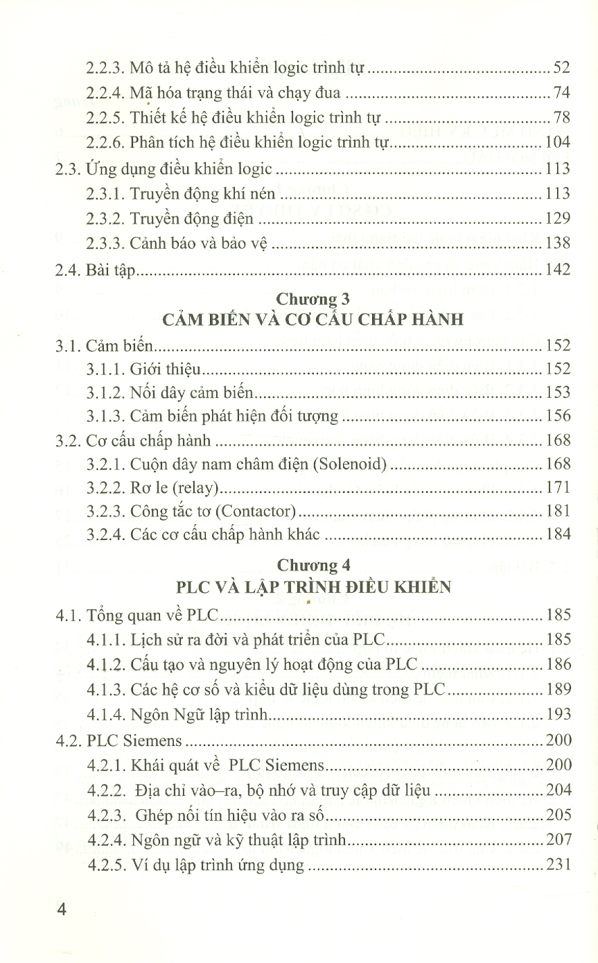 Giáo Trình Điều Khiển LOGIC VÀ PLC (Giáo Trình Dùng Cho Kỹ Sư, Sinh Viên Ngành Kỹ Thuật Điện, Kỹ Thuật Điều Khiển Và Tự Động Hóa) (Tái bản 2024) - Đỗ Trung Hải, Nguyễn Thị Mai Hương, Đinh Văn Nghiệp
