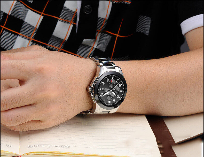 Đồng hồ nam chính hãng Teintop T8818 Fullbox, Kính sapphire ,chống xước,chống nước,mặt đen dây đen ,thép không gỉ 316L, máy cơ (Automatic), Mới 100%,Bảo hành 12 tháng,thiết kế đơn giản,sang trọng và lịch lãm