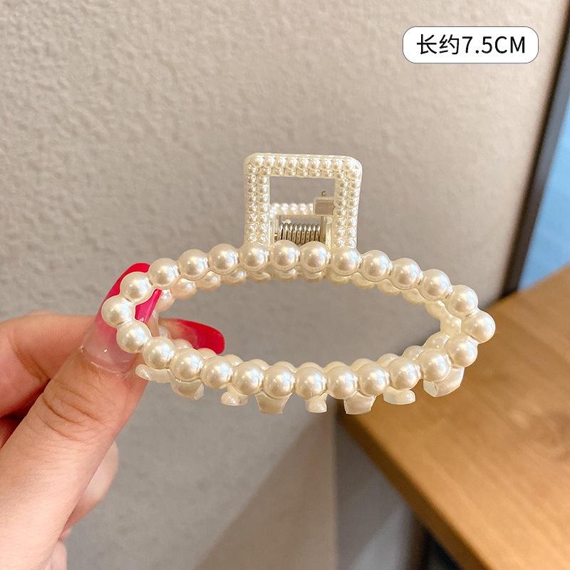 Kẹp tóc đính ngọc trai giả thanh lịch thời trang dành cho nữ