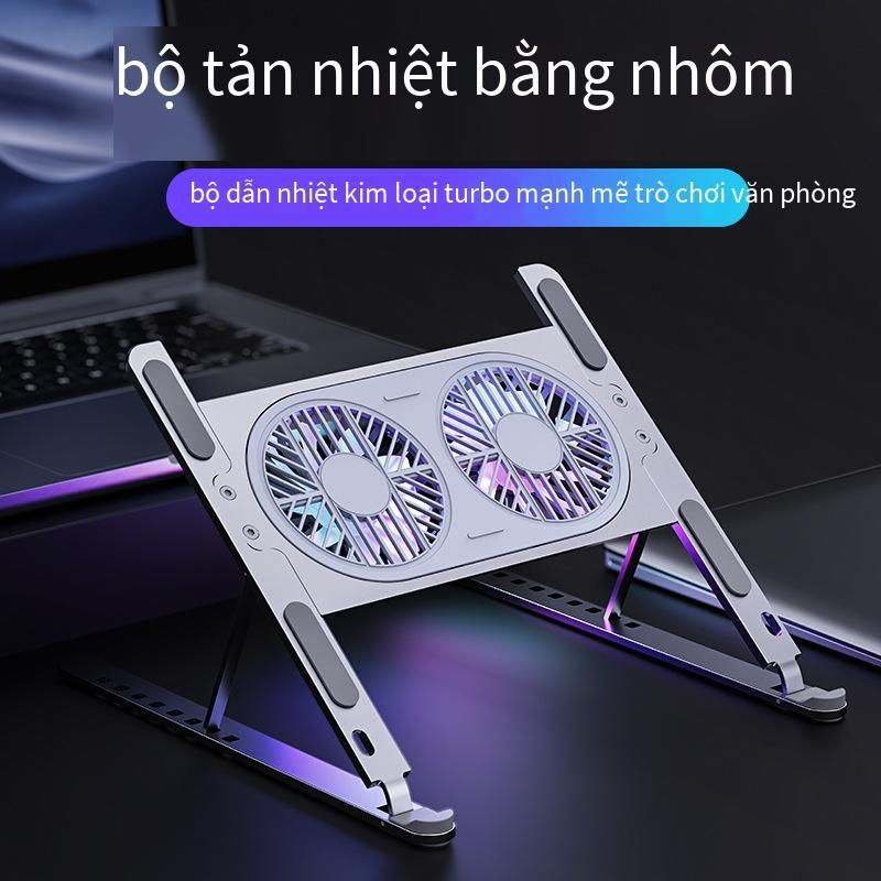 Giá đỡ máy tính xách tay nổ đặc biệt với quạt tản nhiệt chơi game Giá đỡ máy tính bảng hợp kim nhôm
