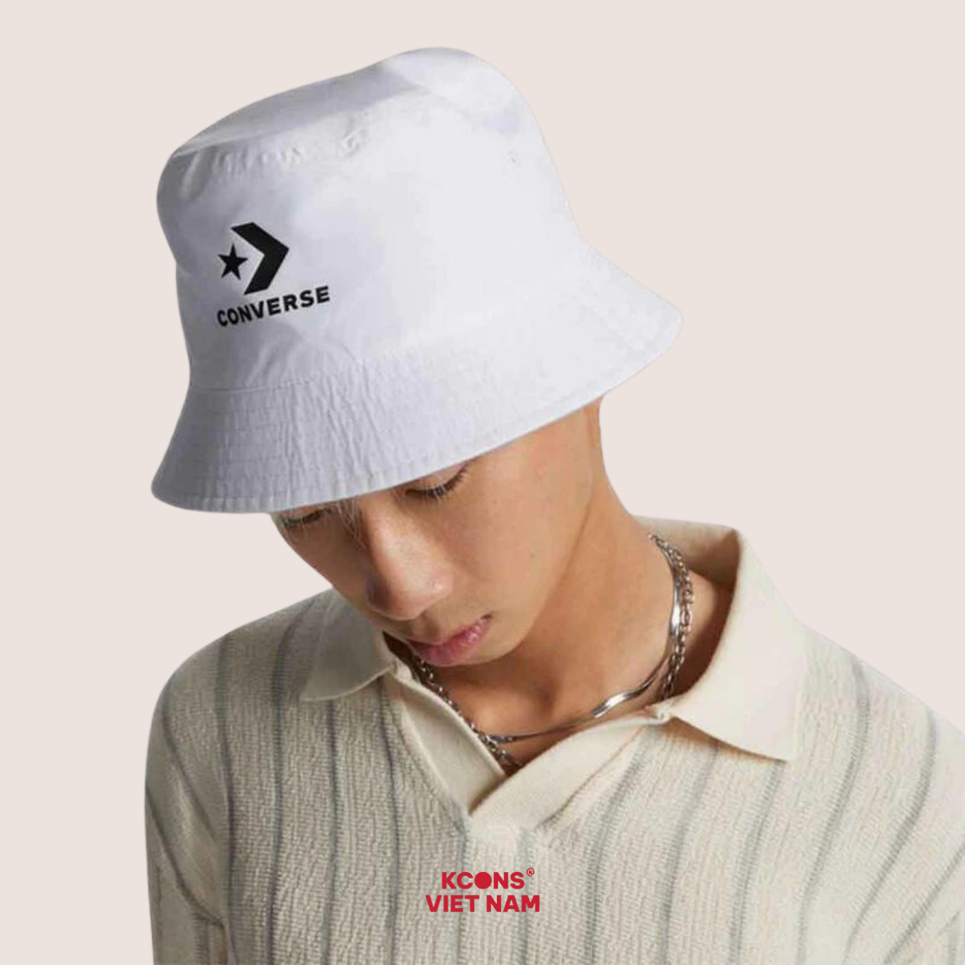 Nón Converse Logo Reversible Bucket Hat 10024563-A04 [Có Thể Sử Dụng Hai Mặt]