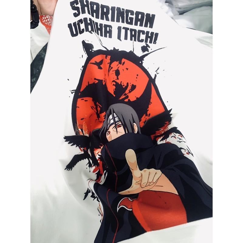 (Ảnh Thật) Áo Uchiha Itachi Naruto Siêu Độc - Áo Thun ITACHI NARUTO Tshirt NT06