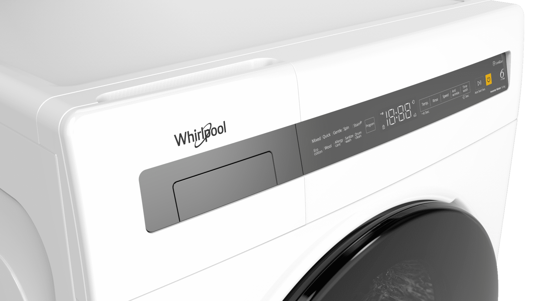 Máy Giặt Lồng Ngang Whirlpool SANICARE 10.5kg Trắng FWEB10502FW - Hàng Chính Hãng (chỉ giao HCM)