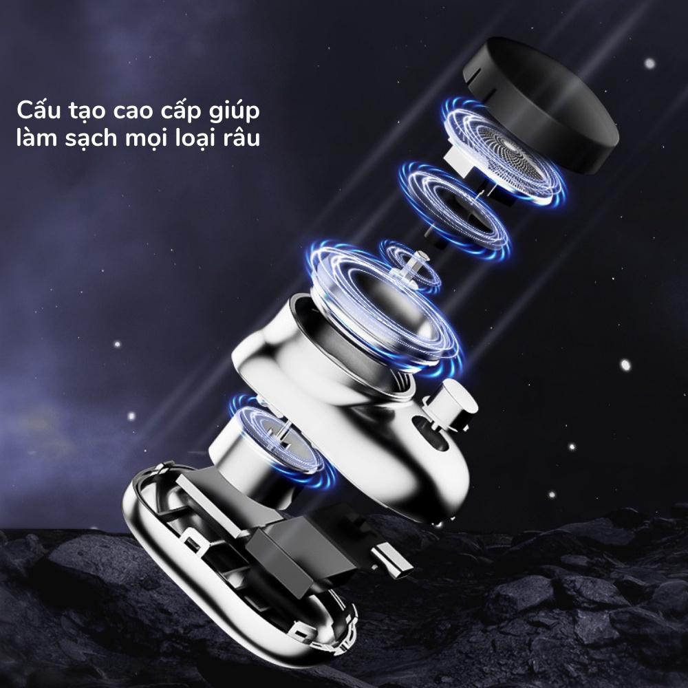 Máy cạo râu mini nam bỏ túi sạc pin SHK-888, thiết kế nhỏ gọn sang trọng,chất liệu cao cấp chống nước, bảo hành 12 tháng