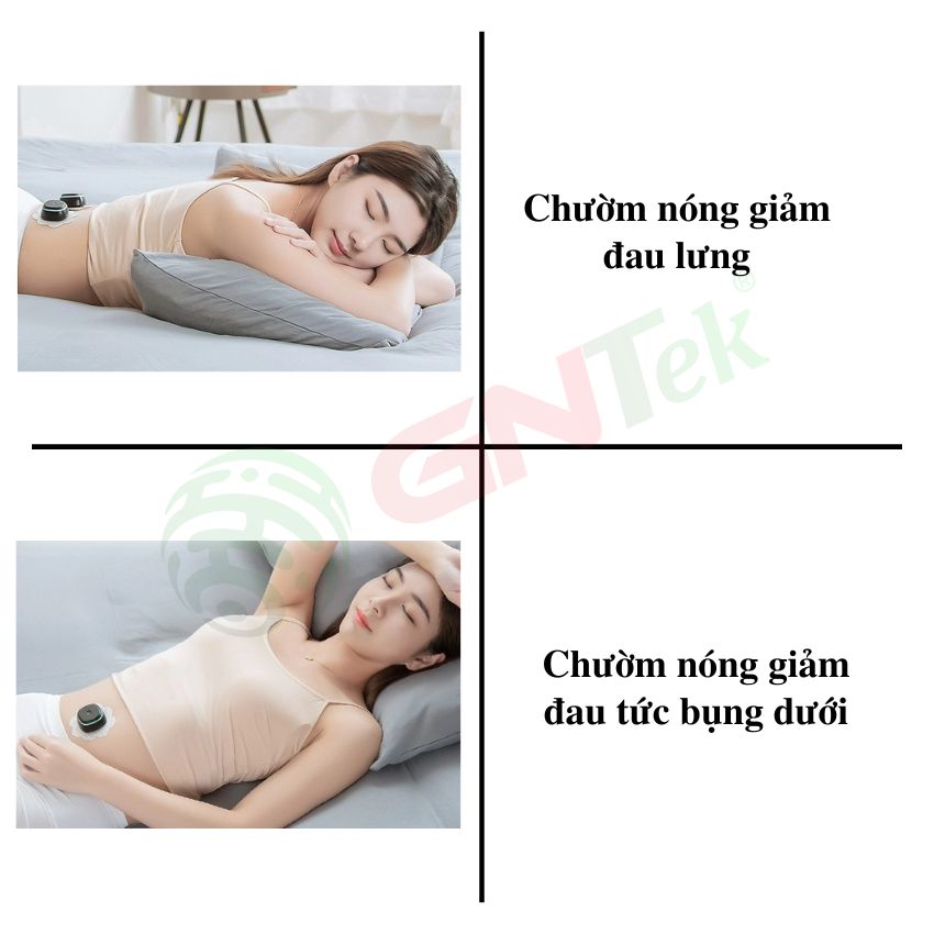 Máy massage chườm nóng ngải Jeeback M2 có thể chỉnh nhiệt độ, hỗ trợ giảm căng cơ đau nhức