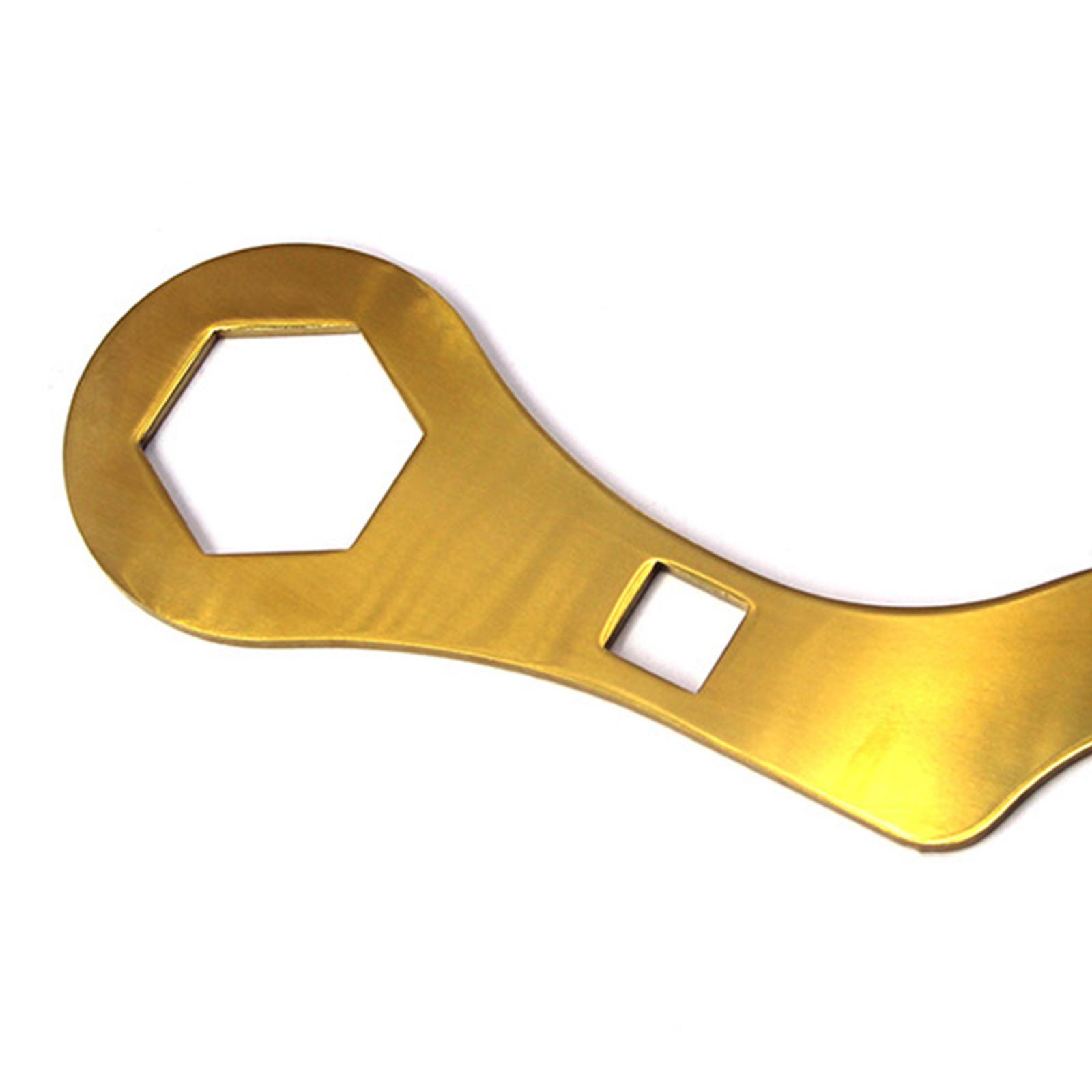 Axle Wrench Spanner Install Removal Dirt Bike Spindle Wheel Nut Tool Fit for Honda Crf250L Crf250Rally Repair Tool Axle Wrench Tool Golden