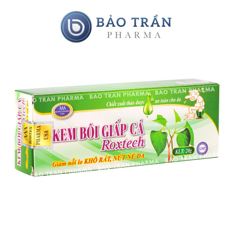 Kem bôi giấp cá Roxtech giảm nứt nẻ, dưỡng ẩm da, giảm khô rát, giảm đau rát búi trĩ (Tuýp 20g)