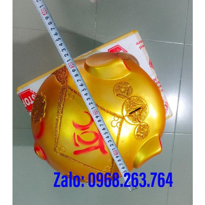 Heo đất kích thước lớn 33cm, heo yếm 33cm