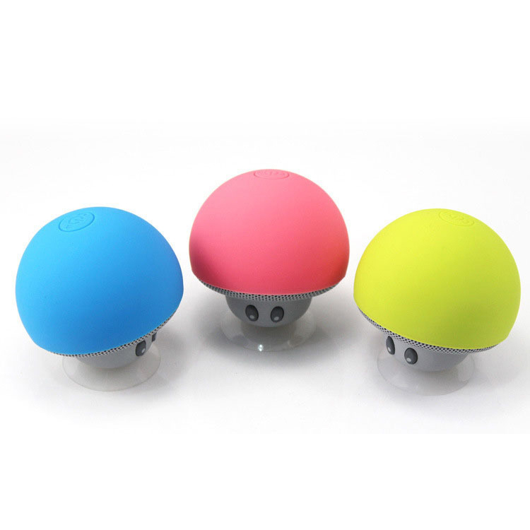 Loa Bluetooth Loa Mini Hình Nấm Có Đế Hút Chân Không Bluetooth Speaker Mini Hỗ Trợ Điện Thoại Di Động