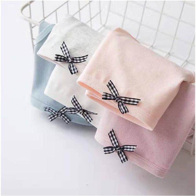 3 Quần lót nữ cotton sợi tre đàn hồi co giãn 4 chiều len tăm xinh xắn cute kháng khuẩn 1105