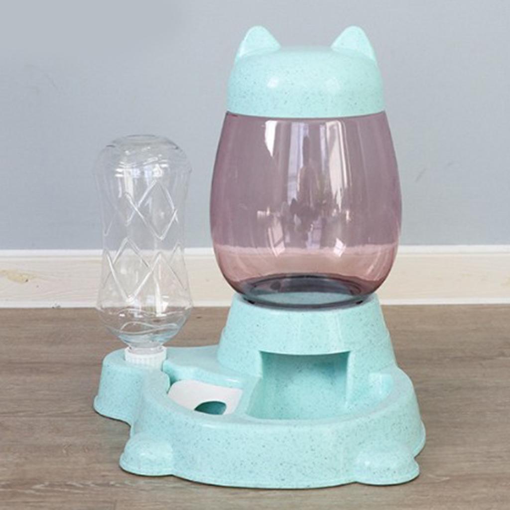 Automatic Feeder Water Food Dispenser Puppy  Drinking Fountain