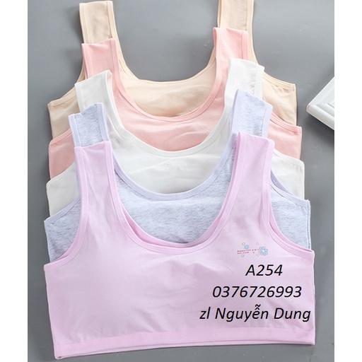 Bra/Áo Lá Học Sinh Cotton HAPPY EVERY GIRLS Mút Mỏng . Hàng Loại Đẹp.