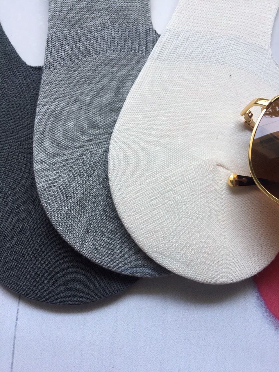 COMBO 3 ĐÔI TÂT NỮ CAO CẤP - 100% COTTON - KHÁNG KHUẨN KHỬ MÙI