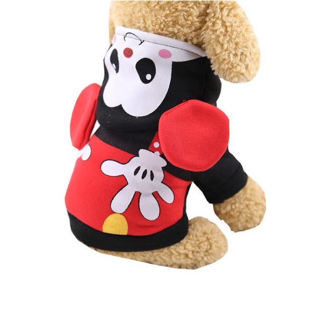 ÁO HOODIE CHO CHÓ MÈO HÌNH CHUỘT MICKEY- SP000554