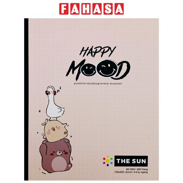 Tập Học Sinh Kawaii - 4 Ô Ly Ngang - 200 Trang 60gsm - The Sun 04