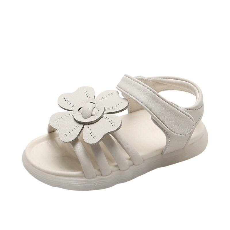 Dép quai hậu hoa nơ đế dẻo cho bé gái