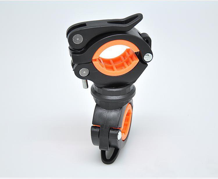 360 ° Đèn pin LED dành cho xe đạp Đèn pin gắn trên xe đạp Giá đỡ đèn kẹp Đèn pin đi xe đạp kẹp đèn pha Giá đỡ đèn phụ kiện thiết bị đi xe