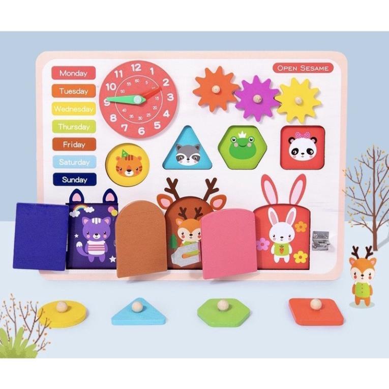 Bảng bận rộn busy board Montessori