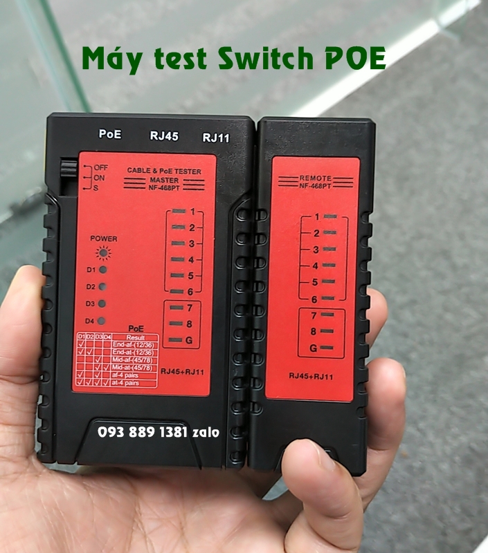 Máy test mạng POE Noyafa NF-468PT - hàng chính hãng