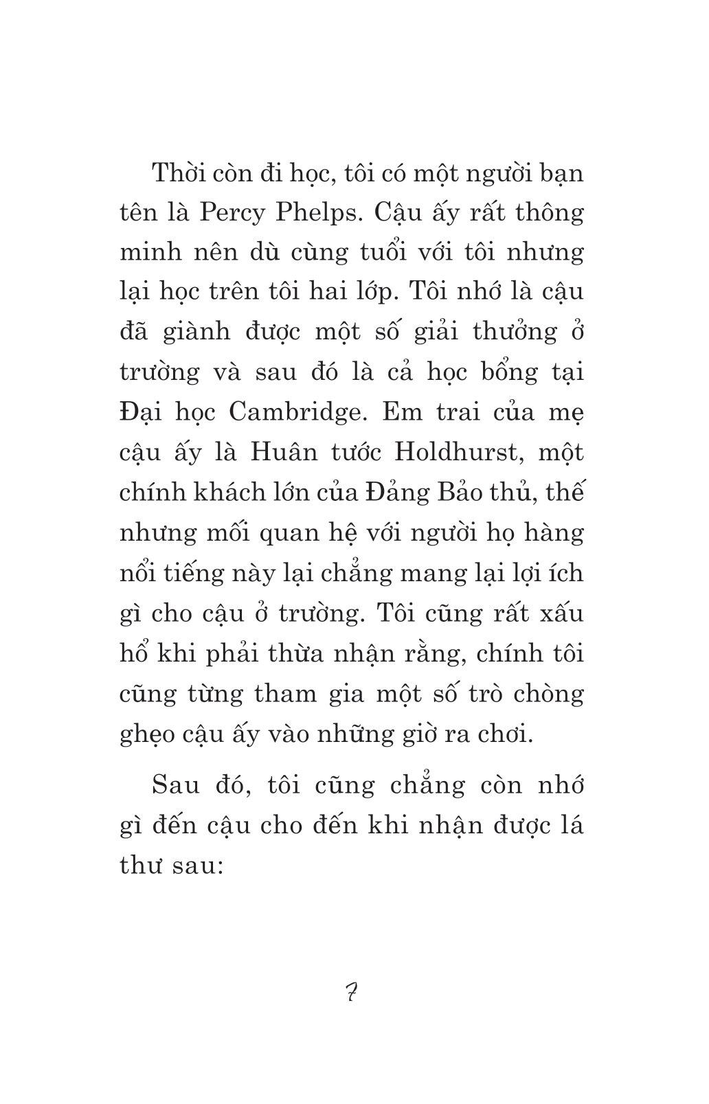 Tuyển Tập Sherlock Holmes - Những Bí Mật Và Báu Vật Bị Đánh Cắp - Bản Hiệp Ước Hải Quân
