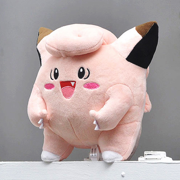 Gấu Bông Pokemon Clefairy Pippi (25 Cm) Gb223 (Tặng 1 Móc Khóa Dây Da Pu Đính Đá Lấp Lánh)