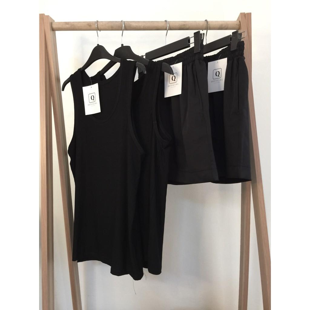 Áo ba lỗ chất Tăm Cotton 100% hàng thiết kế Nam Nữ Big Size 80kg
