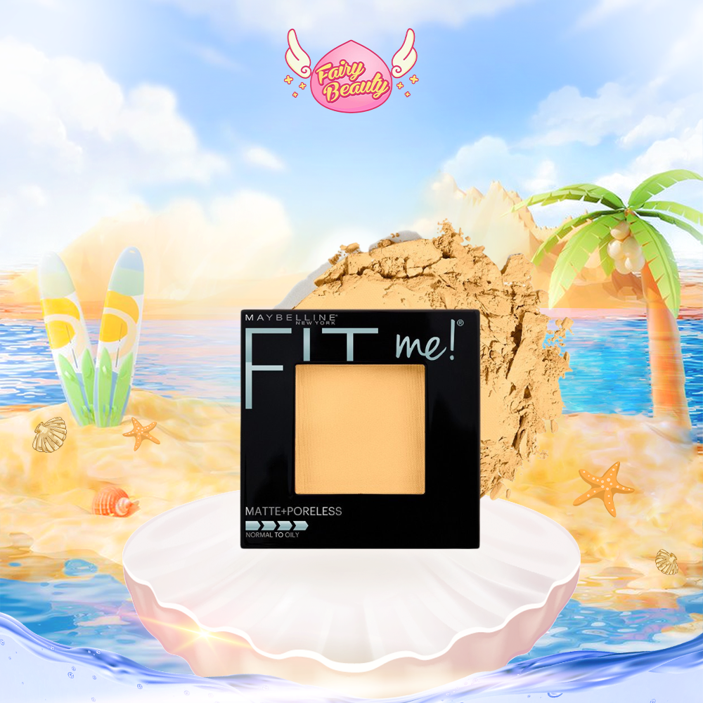 [MAYBELLINE NEW YORK] Phấn Phủ Mịn Nhẹ Kiềm Dầu Hoàn Hảo Fit Me Matte Poreless Powder 8.5g