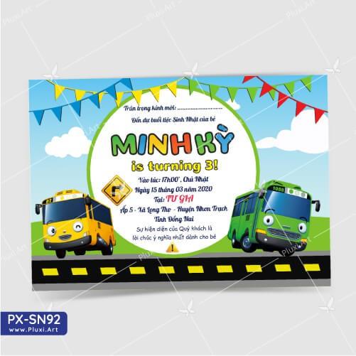 Thiệp thôi nôi –  sinh nhật   Pluxi | PX_SN92