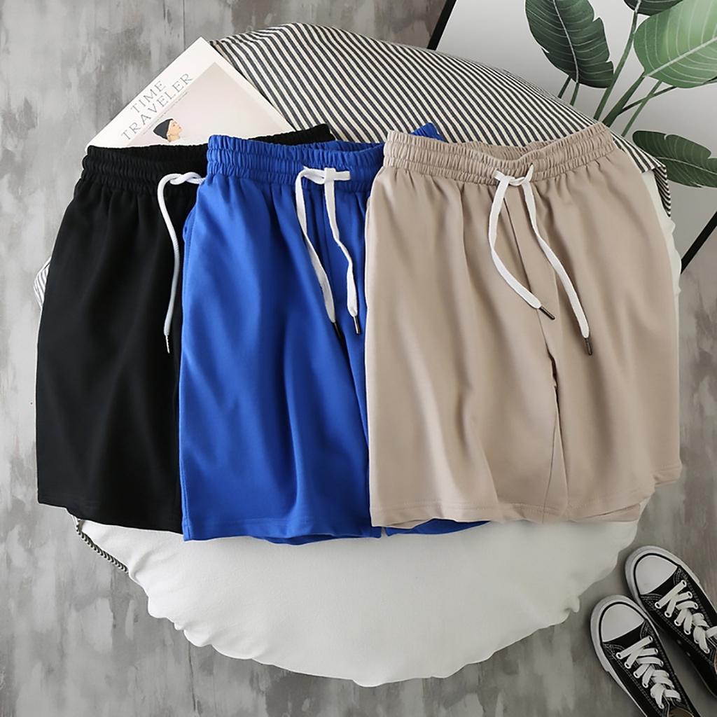Quần short nam ống ngắn, có dây rút thắt lưng, chất vải thun cao cấp, thoáng mát, mềm mịn, chống nhăn - Mottolial