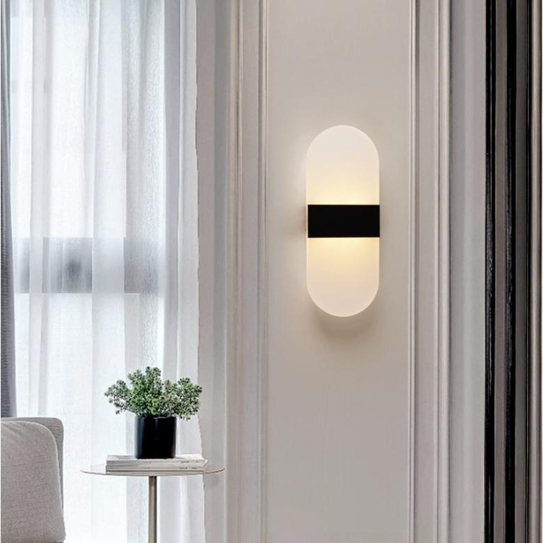 Đèn tường LED phòng ngủ ánh sáng vàng ấm cảm biến cơ thể người, có thể sạc HomeLuxury Nordic
