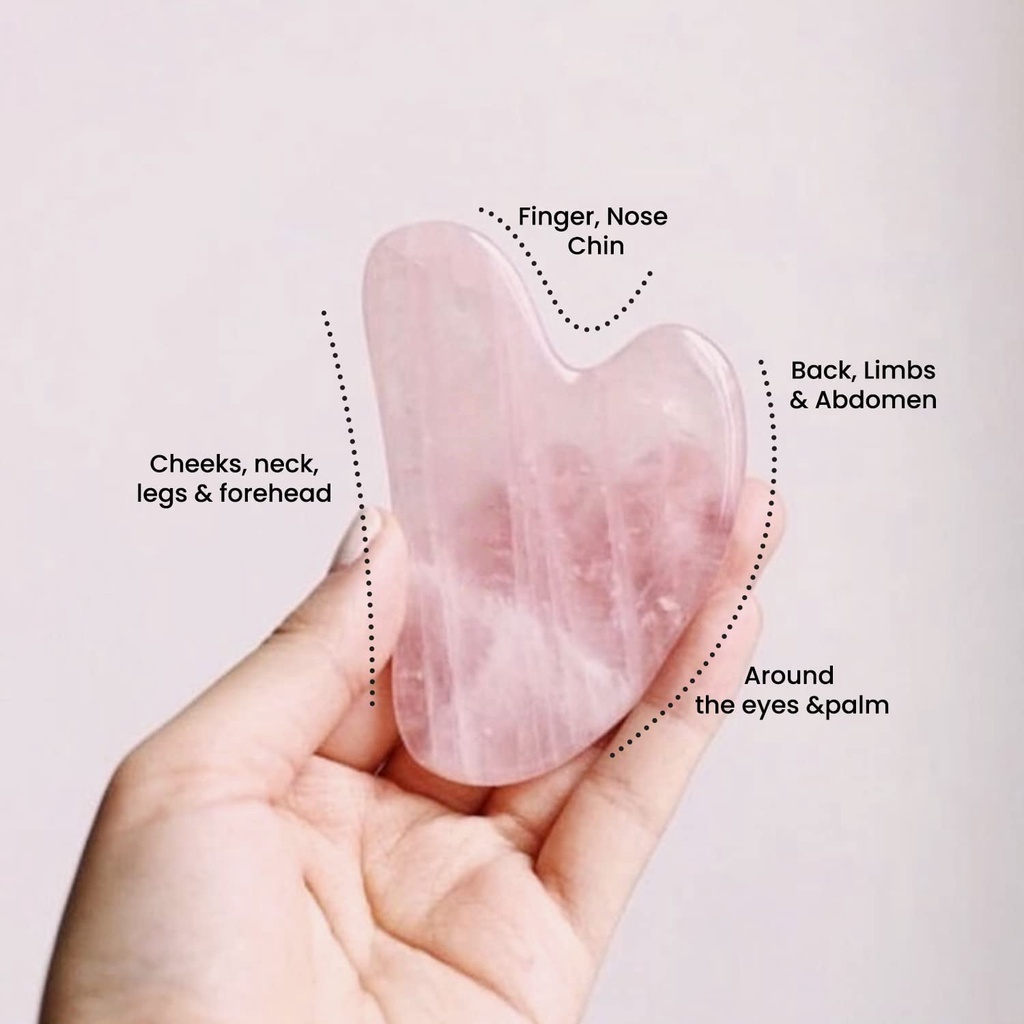 Đá Massage Mặt Bằng Thạch Anh Cao Cấp Giúp Lưu Thông Máu Hỗ Trợ Nâng Cơ, Giảm Nếp Nhăn, Thẩm Thấu Các Loại Dưỡng Da, Giúp Da Thư Giãn Hồng Hào, Căng Mịn