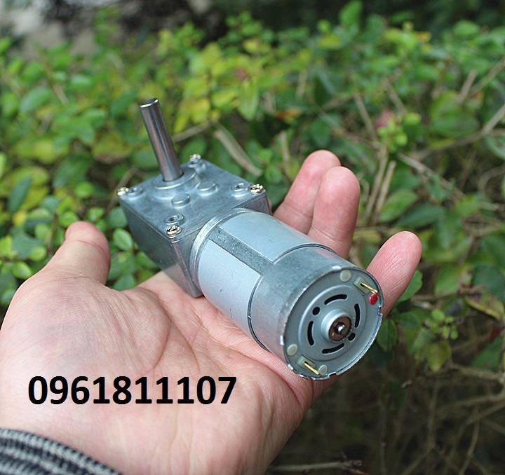 Motor giảm tốc 24V 150 vòng trục D8 8mm