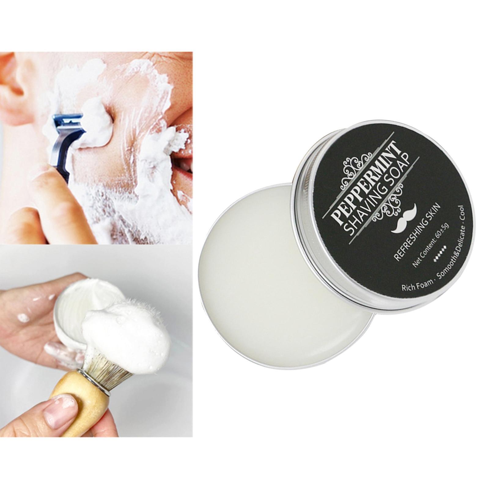 2X Men's Shaving Soap Cream Gentle in Aluminum Boxed Provides Smooth Shave