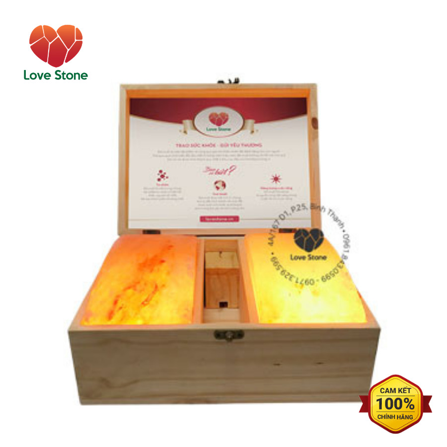 Hộp Đá Muối Massage Chân Love Stone Magic