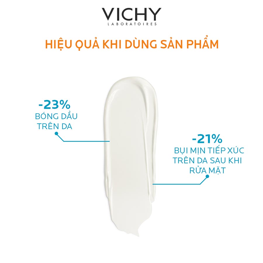 Kem Chống Nắng UVA+UVB Chống Bụi Mịn Vichy Spf50+CapitalSoleilMattifying 3in1 50ml