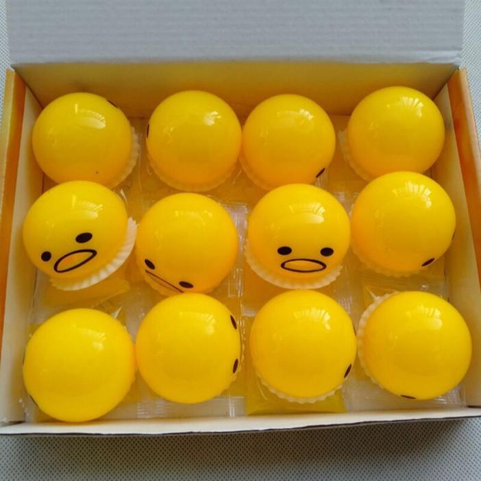 Đồ chơi trứng biến thái Gudetama hút slime,trứng, heo biến thái, bí ngô biến thái