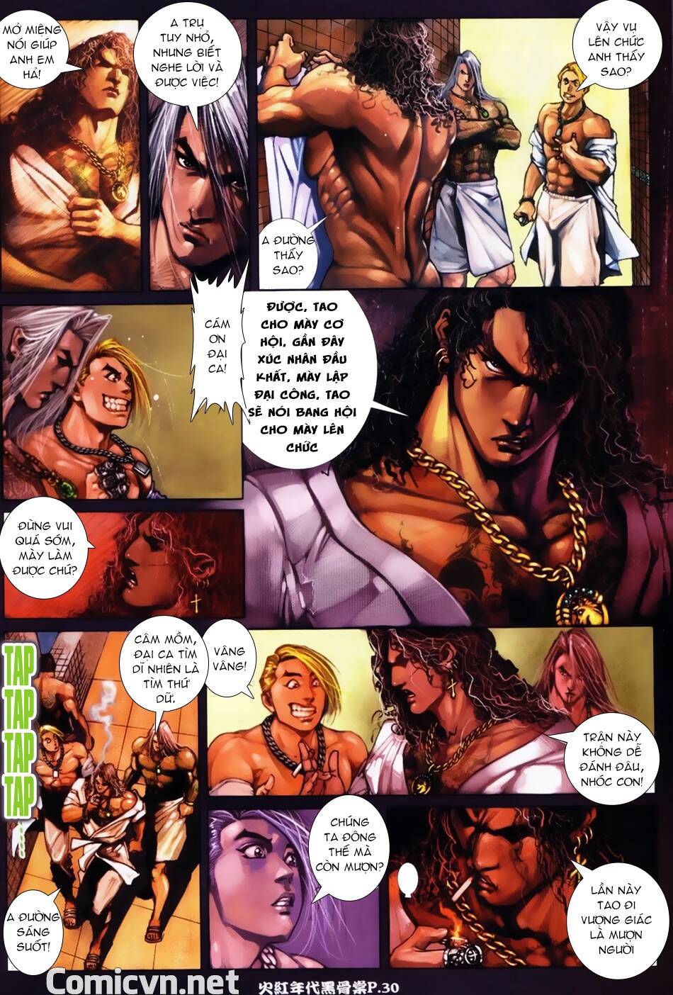 hỏa hồng niên đại hắc cốt đường chapter 6 15