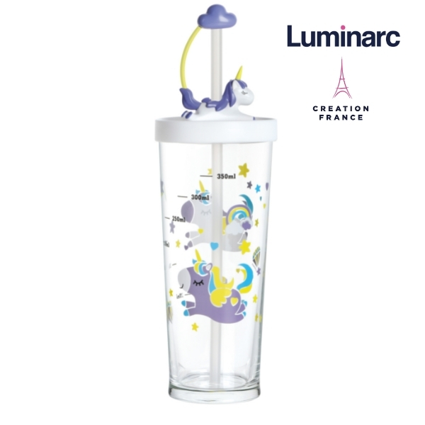Ly thuỷ tinh đổi màu Luminarc Lille Scale Unicorn 425ml - LUSCQ3810