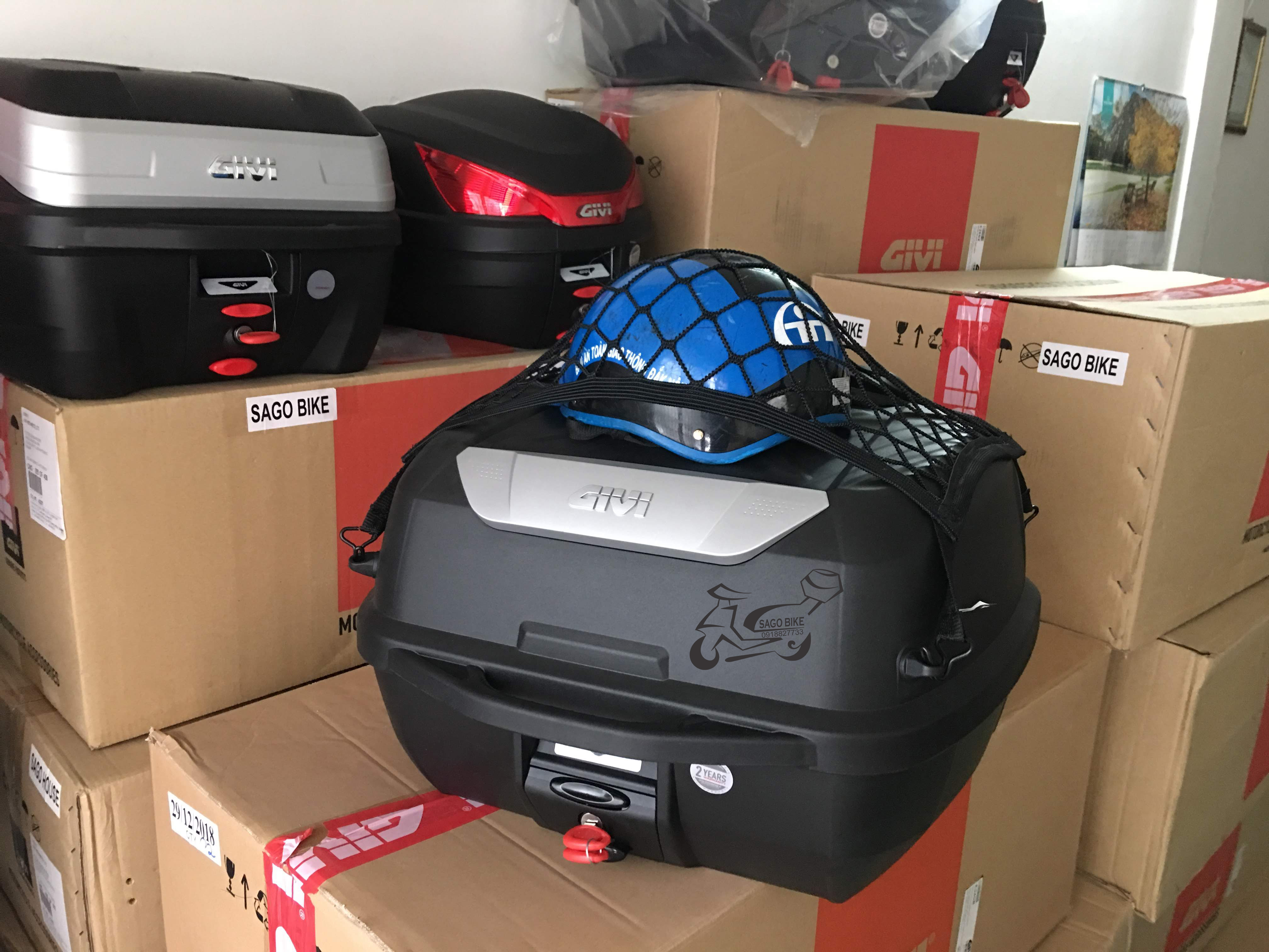 Thùng Givi E43NTL_ADV, thùng đủ phụ kiện