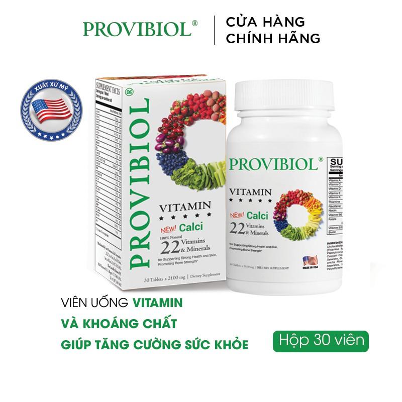 Viên Uống Vitamin Và Khoáng Chất Tăng Cường Sức Khỏe Provibiol Vitamin 30 viên