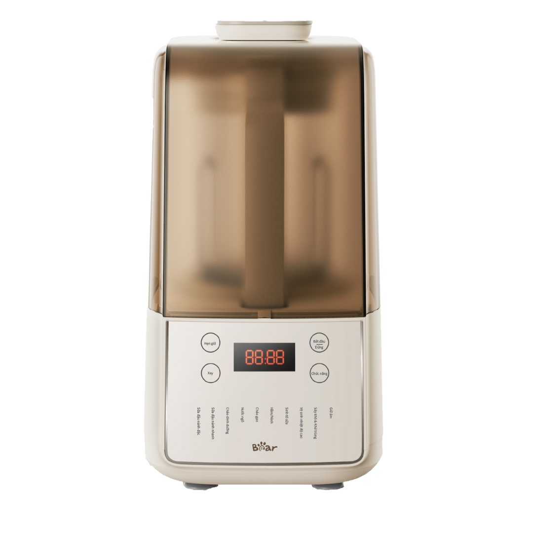 Máy làm sữa hạt Bear PBJ- F01G1 (HB-5H01K52) Màu Kem -  Hàng Chính Hãng