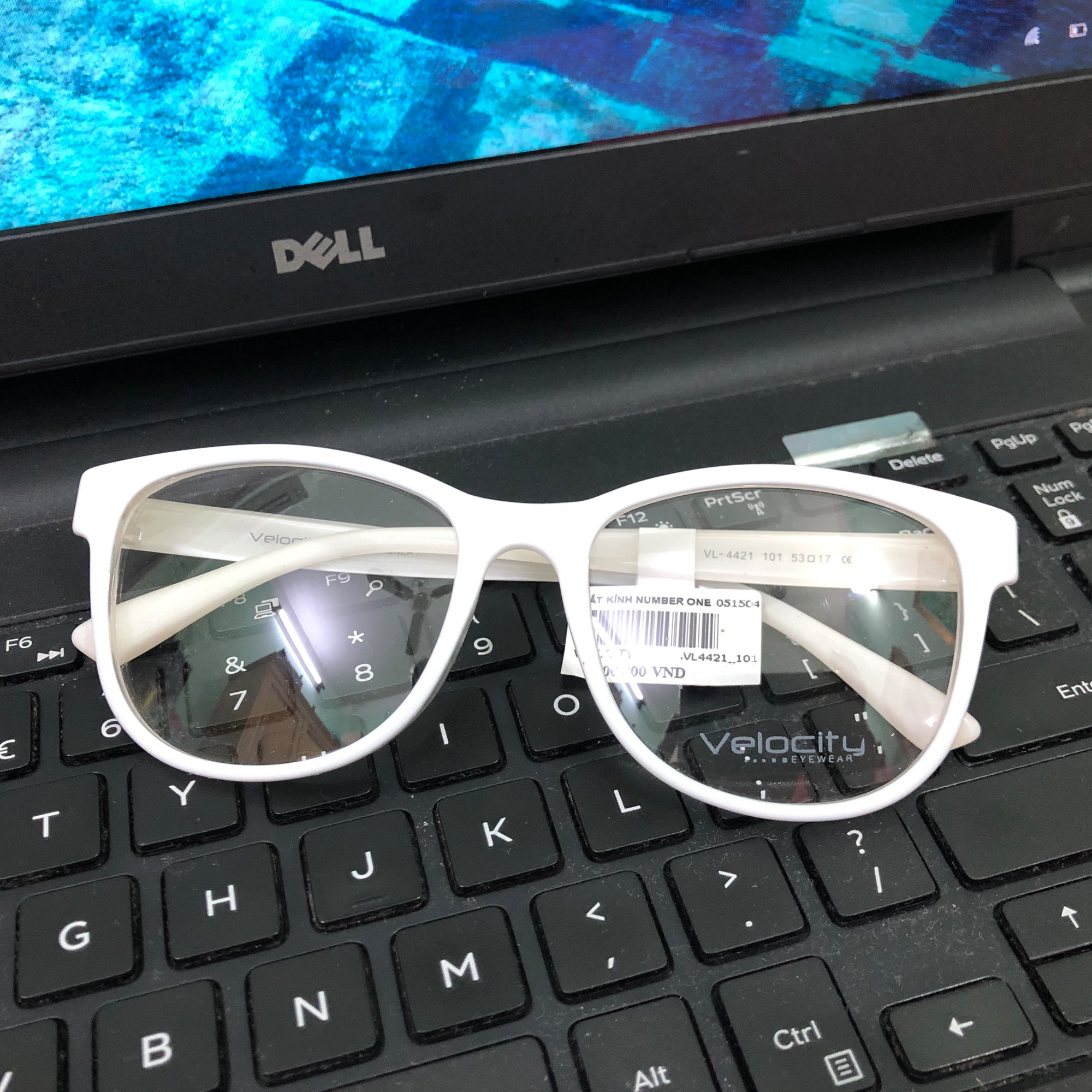 Gọng kính unisex nhựa TR90 thời trang VELOCITY VL4421