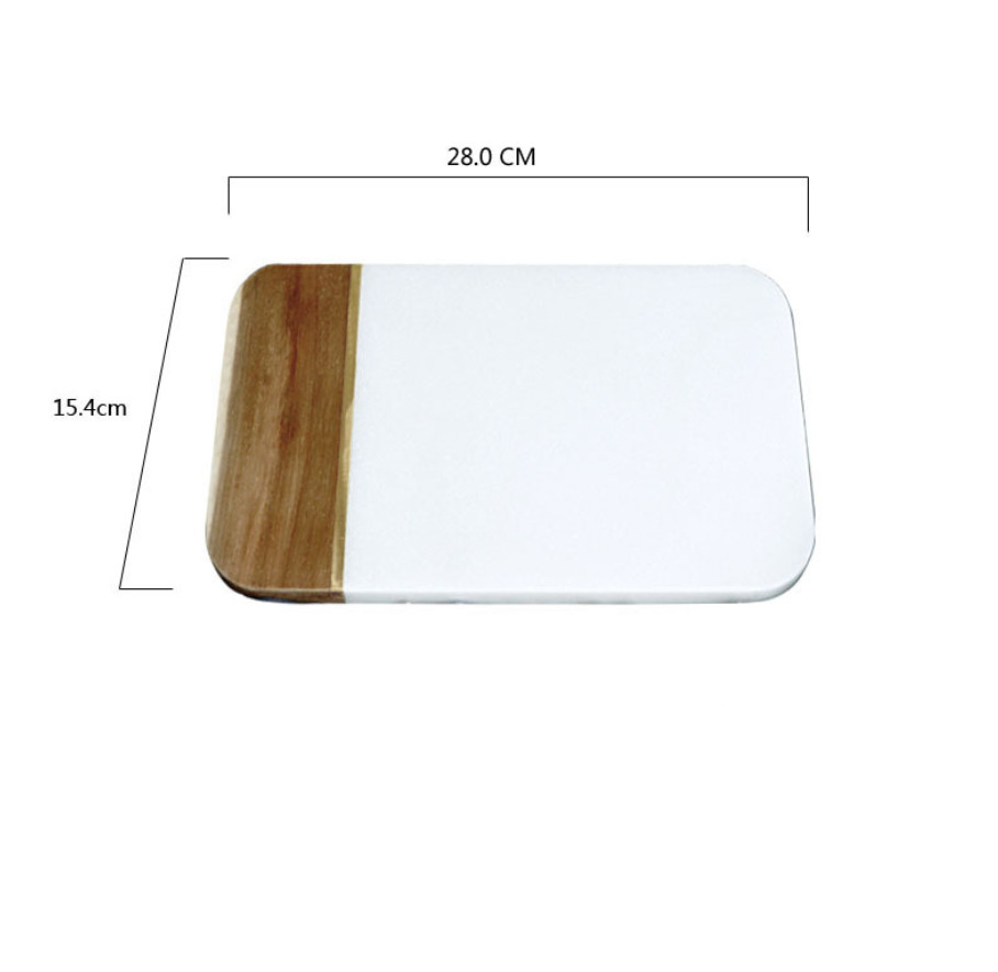 Khay thực phẩm gỗ đá stuido Chopping Board Marble Deluxe