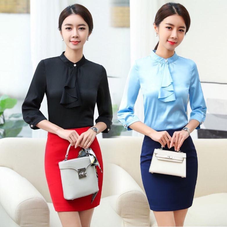 chân váy công sở dáng ngắn