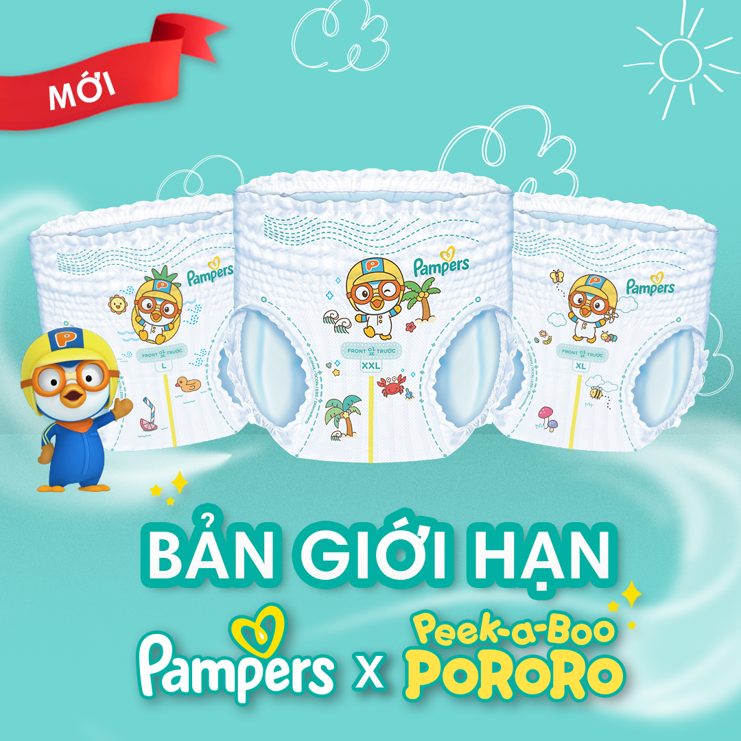 Thùng Ultra Box 3 Gói Tã Quần PAMPERS Giữ Dáng L108/XL96/XXL84