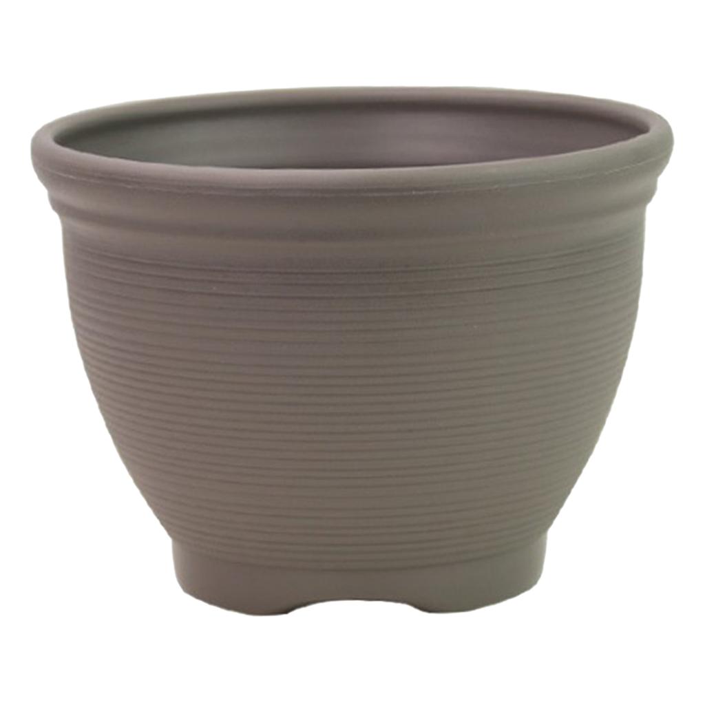 Large Opening Plastic Flowers Planter Plant Pot Container Gardening In/Outdoor